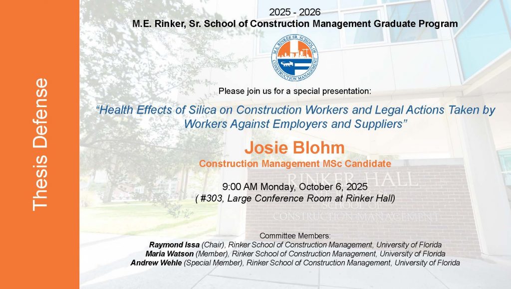 Josie Blohm Thesis Defense