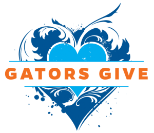 Annual UF Employee Campaign for Charities (Gators Give) logo.