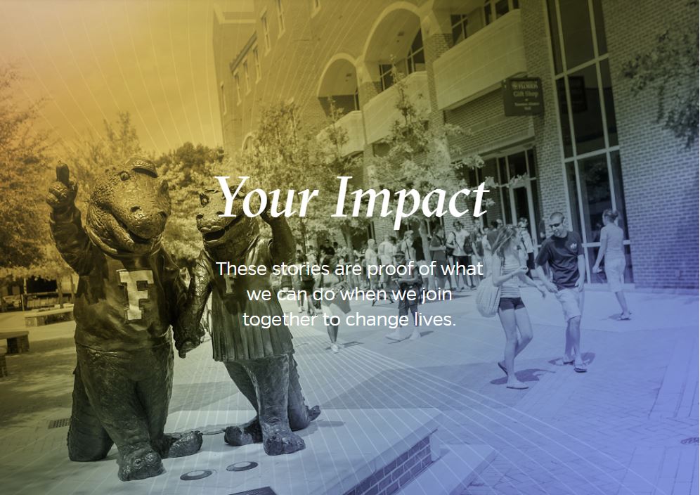 UF Advancement logo.