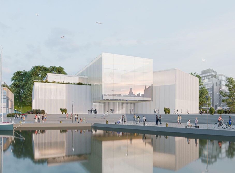 Helsinki Museum of Design and Architecture Model by William Antozzi